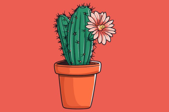 Cactus with Flower Petals – A Unique Design for Everyday Use