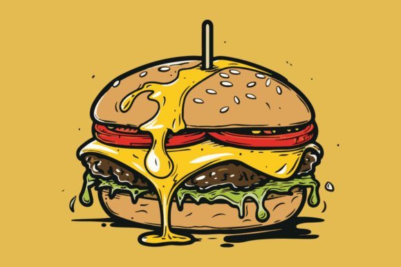 Cheeseburger Design: A Versatile Visual for Business and Creative Projects