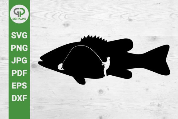 Fisherman SVG and Bass Fishing SVG – Creative Tools for Outdoor Enthusiasts and Handmade Businesses