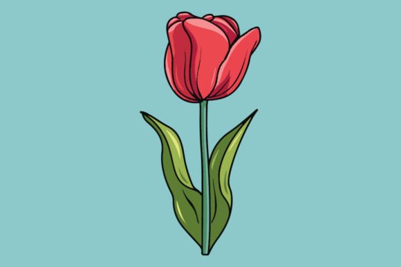 High-Quality Tulip Design for Business and Creative Use