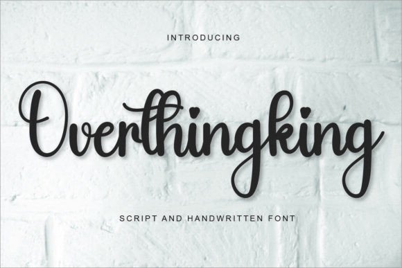 Overthingking: A Versatile Handwritten Font for Designers