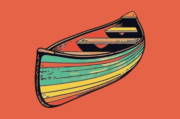 Retro Canoe Design for Modern Creativity