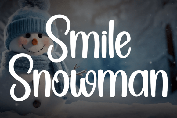 Smile Snowman: A Versatile Script Font for Stylish Design Projects