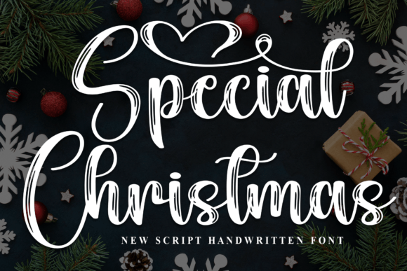 Special Christmas: A Beautiful Script Font for Elegant Designs