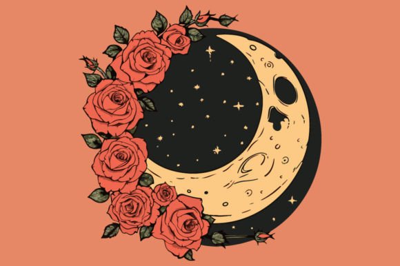 The Moon with Rozes: A Versatile and High-Quality Design for Modern Creativity