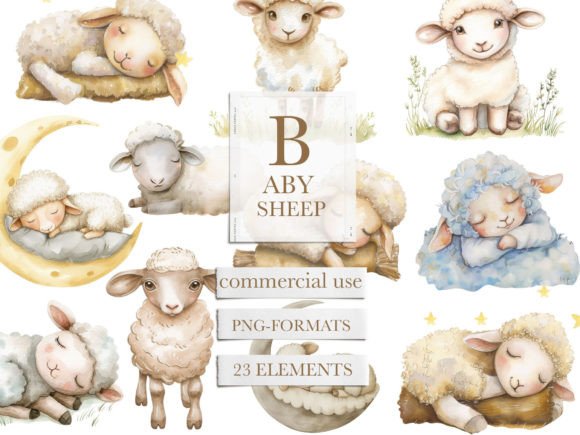 Watercolor Sheep Clipart, Lamb Png: Creative Uses & Ideas